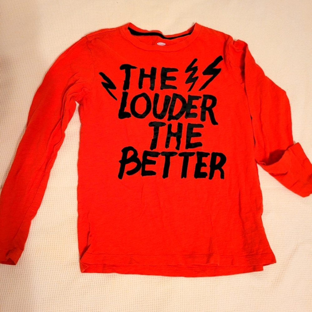 Size 10/12 boys logo shirt